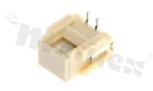 Header for PCB; pitch 2.00mm; 2-contacts; SMD; male; top entry; 125V/2A