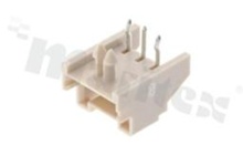 Header for PCB; pitch 2.50mm; 3-contacts; THT; male; side entry; 250V/3A