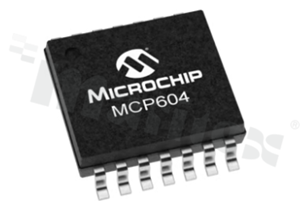 Wzmacniacze operacyjne – Op Amp; MICROCHIP; MCP604-I/ST; 4; 2 mV; 2.7 V - 6 V; 1 pA
