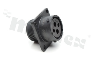 Standard Connector circular; RCP SQ FL 4 pins; SZ 14 SCKT SEAL