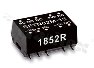 Converter DC/DC; 2W; 5V; 10.8-13.2V; 167mA