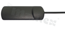 Antena; prostokątna; 824-2500MHz; 2.0dBi; VSWR<2.0; liniowa; RG174; custom; przyklejana; 72x25mm