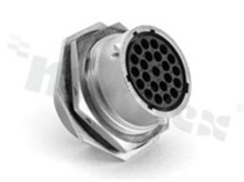 Amphenol Eco-Mate RM, receptacle, 23 pins, female, 13A, shell size 18, contact size: 16, contacts supplied separately, IP67
