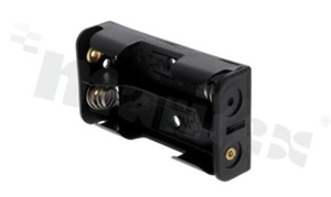 2xAA Battery holder; with PCB pins