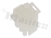 Złącze: przewód-przewód; raster 6.35mm; wtyk; męskie/żeńskie; PIN: 9; 600V