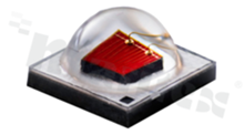 LED XPEBRD-L1-0000-00901; XPEBRD-L1-R20-P4-C-01; red; wavelength: 620-630nm (on stock R2: 620-625nm); flux min. 80.6lm/350mA (on stock Q2 - 87.4lm/350mA)
