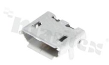 Gniazdo Micro-USB; typ B; 5-stykowe; USB 2.0; styki złocone; SMD+DIP