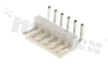 Header for PCB; pitch 3.96mm; 6-contacts; THT; male; side entry; 250V/10A