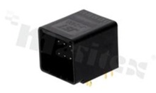 Header for PCB; pitch 2.50mm; 10-contacts; THT; male; side entry; 250V/4.6A