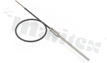 Zirconia oxygen probe (long) with screened cable; length: 600mm; range: 25%/100%; supply: 4.55V; gas temperature: -100+400 deg.C; response time:4s; cable length: 1.37m