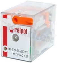 Electromagnetic relay; contact rating current 6A; coil voltage 42VAC; 4 changeover contacts (4P); 6A/24VDC; 7A/230VAC; 6A/250VAC
