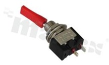 Miniaturowy przełącznik dźwigniowy; jednobiegowy; z plastikową dźwignią; SPDT; ON-ON