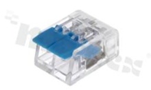 Installation quick splice; 2-ways; spring clamp; wire cross section 0.2-0.4mm2;