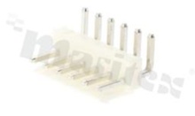 Header for PCB; pitch 3.96mm; 6-contacts; THT; male; side entry; 250V/7A