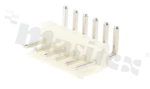 Złącze Kablowe do PCB; w rastrze 3.96mm; 6-stykowe; montaż THT męskie; poziome; 250V/7A