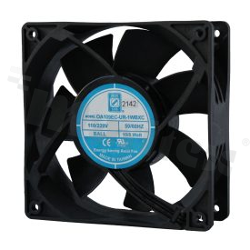 Wentylator; EC; 90-265V ; 120x120x38mm; 106CFM; 3200RPM; 43dBa.