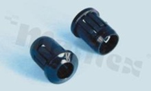 Oprawka diody LED; średnica LED 5.0mm; czarna