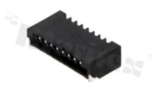 Złącze Non-ZIF do PCB; w rastrze 1.00mm; 8-stykowe; montaż: SMD; poziome