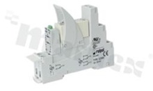 Interface relay; contact rating current 8A; coil voltage 24VDC; changeover contact (1P); 16A/24VDC; 16A/250VAC