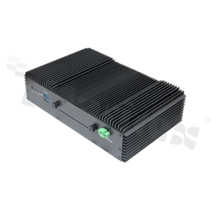 Bezwentylatorowy komputer przemysłowy; Celeron 3955U/Core i3/i5/i9; RAM: do 16GB; 4xCOM; 4xUSB; 2xLAN; GPIO; 2xSIM; SMBus; Audio; SATA; mPCIe; M.2 Key B; TPM 2.0; temp. pracy: -20+60C; 12/24VDC