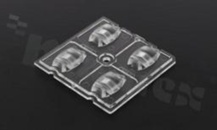 Soczewka C13936_STRADA-2X2-B2-STP, Wymiary:50 x 50 mm, W:5,2 mm do diod LED High Power seria XP-G2, XP-G3, XP-L HI, Ledil, RoHS