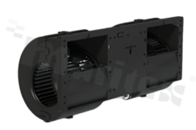 Dual Centrifugal Fan 97mm 26VDC 740W 725m3/h Ball Bearing IP24KM/IP69K, PWM, Alarm