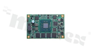 moduł procesorowyCOM Express; procesor Intel Atom E3845 1.91 GHz / E3827 1.75 GHz / E3815 1.46 GHz; do 4 GB RAM; LAN; 2x SATA; 2xCOM; 1x USB 3.0; 8x USB 2.0; 4x PCIe x1; LVDS; DDI; LPC; SMBus; 4x DIO; temperatura pracy od -40+85C