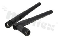 Antena; prętowa łamana; Wi-Fi/Bluetooth/ISM; 2400-2483MHz; 3.0dBi; VSWR<2.5; liniowa; dookólna; SMA; przykręcana; fi10x108mm; czarny