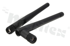 Antenna; stick swivel; Wi-Fi/Bluetooth/ISM; 2400-2483MHz; 3.0dBi; VSWR<2.5; linear; omni-directional; SMA; connector mount; fi10x108mm; black