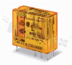 Przekaźnik elektromagnetyczny; miniaturowy; prąd znamionowy 8A; napięcie cewki 18VDC; podwójny styk przełączny (2C); moc cewki 0.65W; 8A/250VAC,8A/24VDC; montaż: PCB, gniazdo
