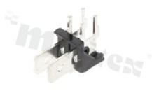 Terminal block; pitch 5.08mm; 2-contacts; THT; male; side entry; 250V/25A