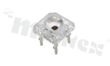 Dioda LED sygnalizacyjna; THT; 5mm super flux; niebieski; 470nm; 8000mcd/20mA; 2.8-4.0V; water clear; 40 stopni
