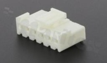 Crimping terninal housing, 6 contacts, 3,96mm pitch, with locking mechanism, applicable wire AWG #16-#22, 250V/7A