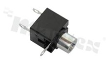 Jack socket; female; mono; 3.5mm