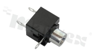 Gniazdo Jack; żeńskie; mono; 3.6mm; ze stykiem rozwiernym 0.5A; 30V DC; montowane na panelu; do przylutowania przewodów