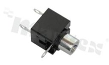 Jack socket; female; mono; 3.5mm