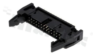 Złącze do PCB, w rastrze 2.54mm; 26-stykowe; montaż: THT; męskie; proste