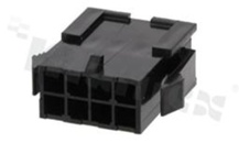 Crimp terminal housing; pitch 3.00mm; 8-contacts [2x4]; male; 2 rows; applicable wire AWG#20-24; 250V/5A