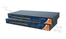 Industrial 28-port rack mount managed Gigabit Ethernet switch with 24x10/100/1000Base-T(X) and 4x1000Base-X; SFP socket; operating temperature -40+70 deg.C; supply 100...240VAC; RACK