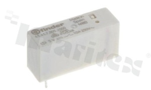 Przekaźnik elektromagnetyczny; prąd znamionowy 10A; napięcie cewki 5VDC; pojedynczy styk przełączny (1C); moc cewki 250 mW; 10A/30VDC; 10A/250VAC