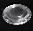 Soczewka do diod LED COB; kąt rozsyłu: 97 stopni FWHM; ilość diod: 1; rozmiar: okrąg 85mm; wysokość: 11.3mm; rodzaj materiału: silikon; sposób mocowania: śruby