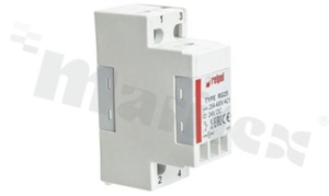 Przekaźnik elektromagnetyczny; prąd znamionowy 25A; napięcie cewki 24VDC; podwójne styki zwierne (2Z); 25A/24VDC; 25A/400VAC