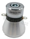 Ultrasonic cleaning transducer; frequency: 28kHz; power: 120W, piezoelectric material: PZT8