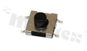 Tact Switch; SMD; dimensions 4.5x4.5; h=2.7mm; vertical; operating force 160gf; button: round