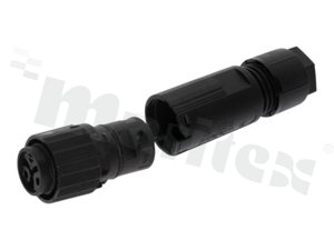 RST16I3/2S B1 ZT4 SW connector; 2-pin; plug; female; 16A; conductor cross-section 0.25–2.5mm2; black; 16A/250V