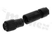 RST16I3/2S B1 ZT4 SW connector; 2-pin; plug; female; 16A; conductor cross-section 0.25–2.5mm2; black; 16A/250V