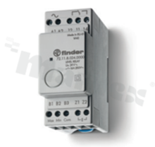 Level control relay for conductive liquids; sensitivity fixed; 1 changeover contact 16A SPDT; coil voltage 125VAC; coil power 2.5VA; 16A/250VAC; screw terminals; DIN-Rail