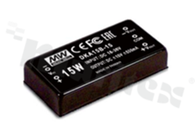 Converter DC/DC; 15W; 5V; 1500mA; 9-18VDC