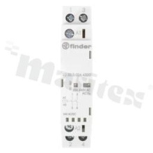 Module contractor; rated current 25A; coil voltage 24V AC/DC; 2 make contact (DPST); function Auto-On-Off; operation indicator + LED