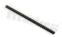 Listwa stykowa do PCB; w rastrze 2,54mm; 1x30 styków; montaż THT; męska; prosta; jednorzędowa